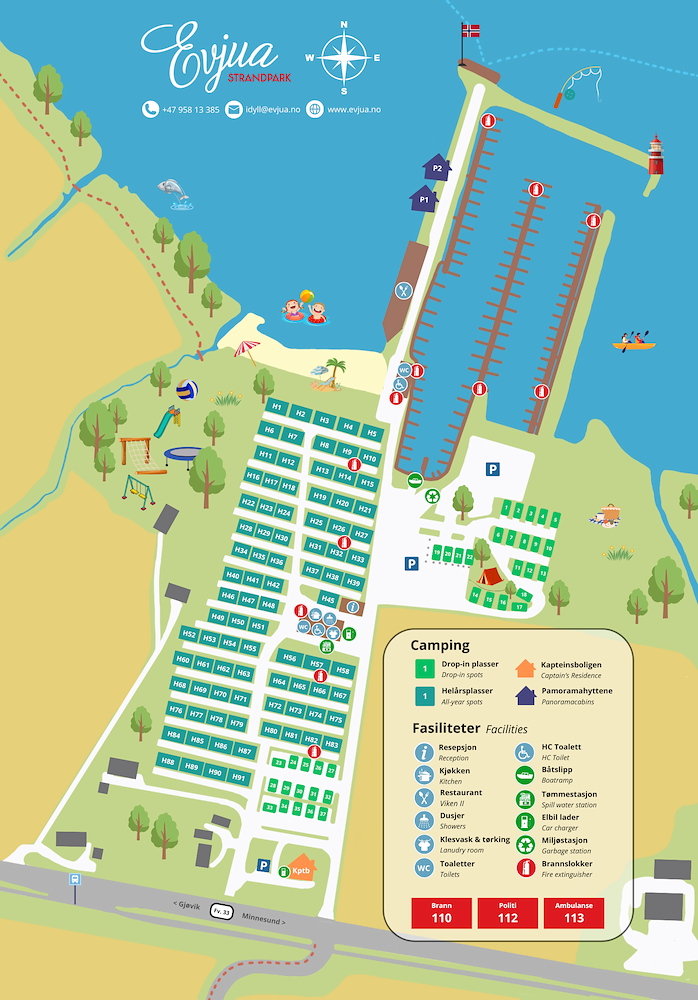 Wohnmobilstellplatz: Evjua Strandpark