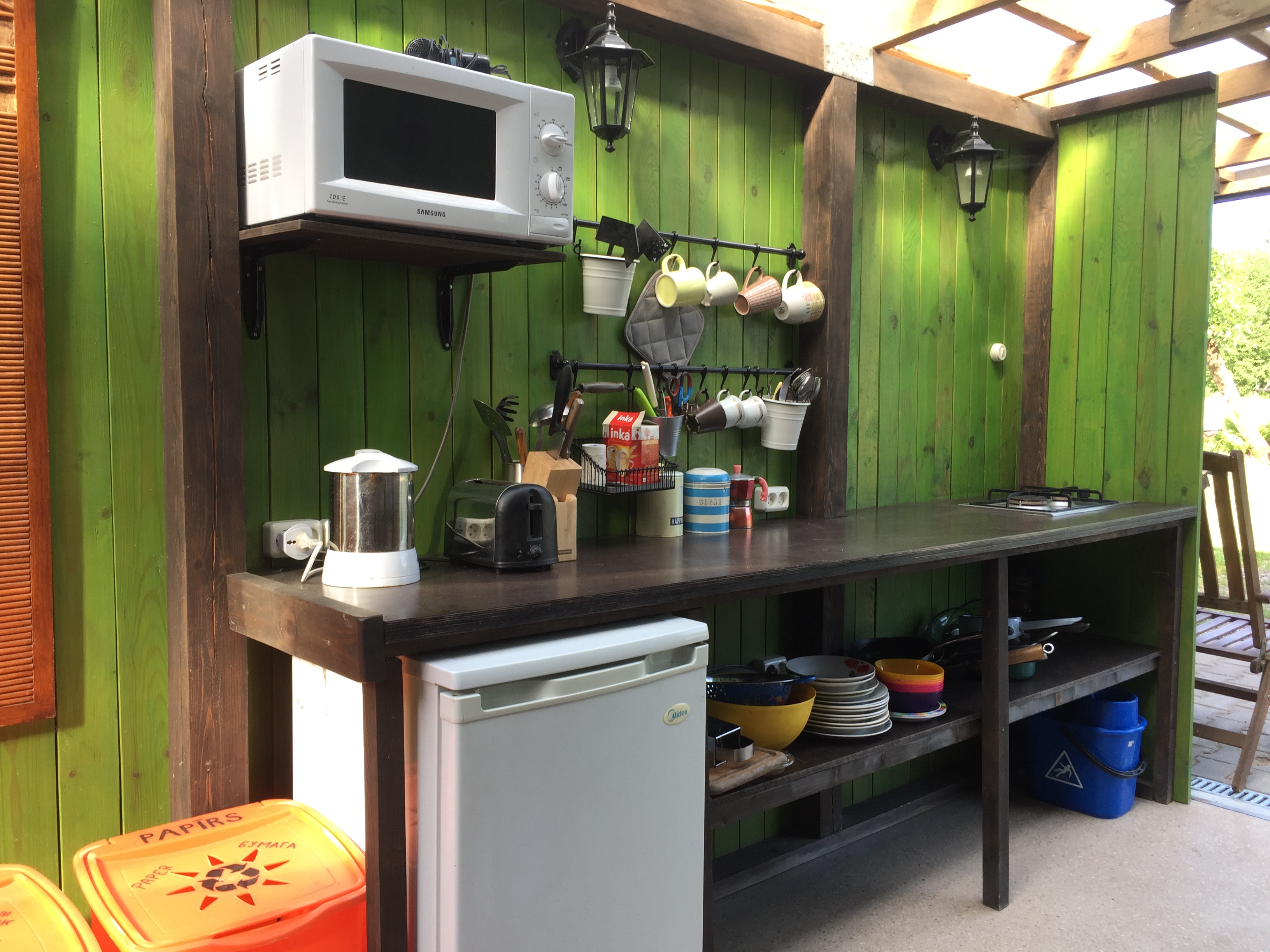 Wohnmobilstellplatz: Kitchen corner - Kempings Sansibar