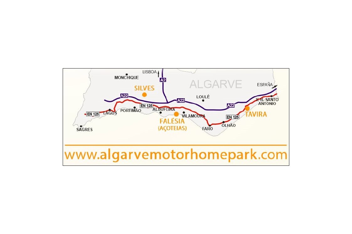 Wohnmobilstellplatz: Algarve Motorhome Park
Silves - Falesia - Tavira - Algarve Motorhome Park Silves