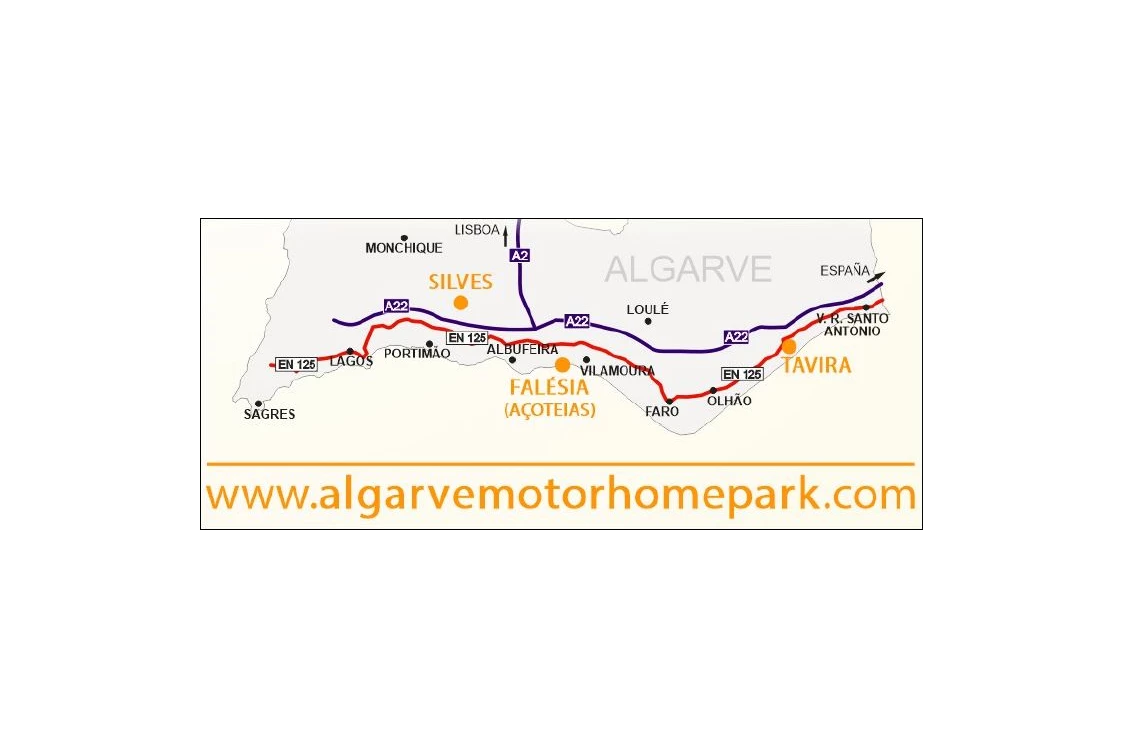 Wohnmobilstellplatz: Algarve Motorhome Park 
Falesia - Silves - Tavira - Algarve Motorhome Park Falésia