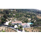 Wohnmobilstellplatz - Luftaufnahme des Anwesens - Quinta das Cegonhas