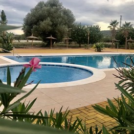 Wohnmobilstellplatz: ... im Sommer ist unser Pool für Sie geöffnet. - Los Olivos de Xivert CampingNatura Park