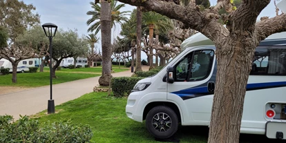 Place de parking pour camping-car - Catalogne - Playa Montroig Camping Resort
