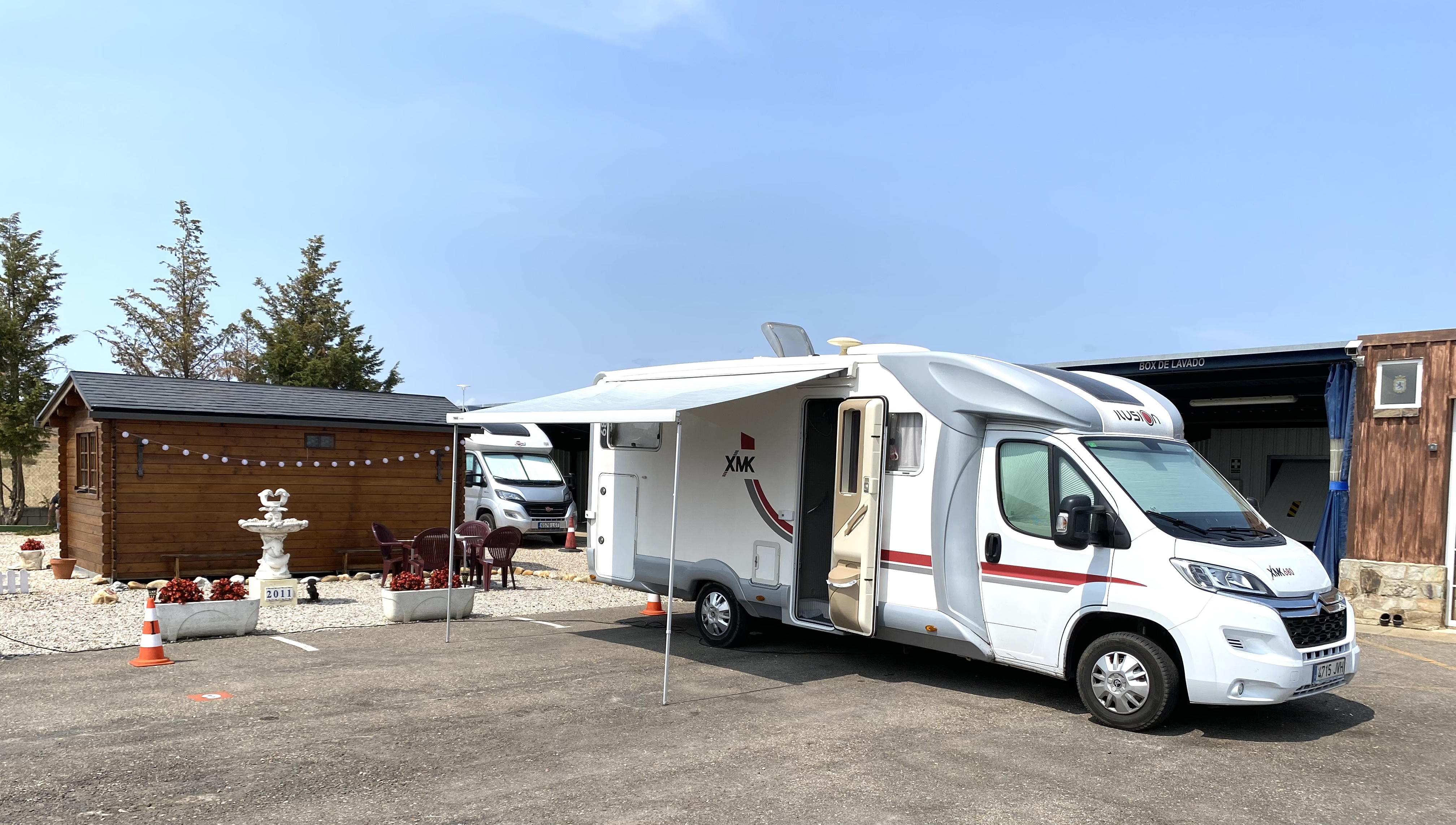 Wohnmobilstellplatz: Area de Ribaseca