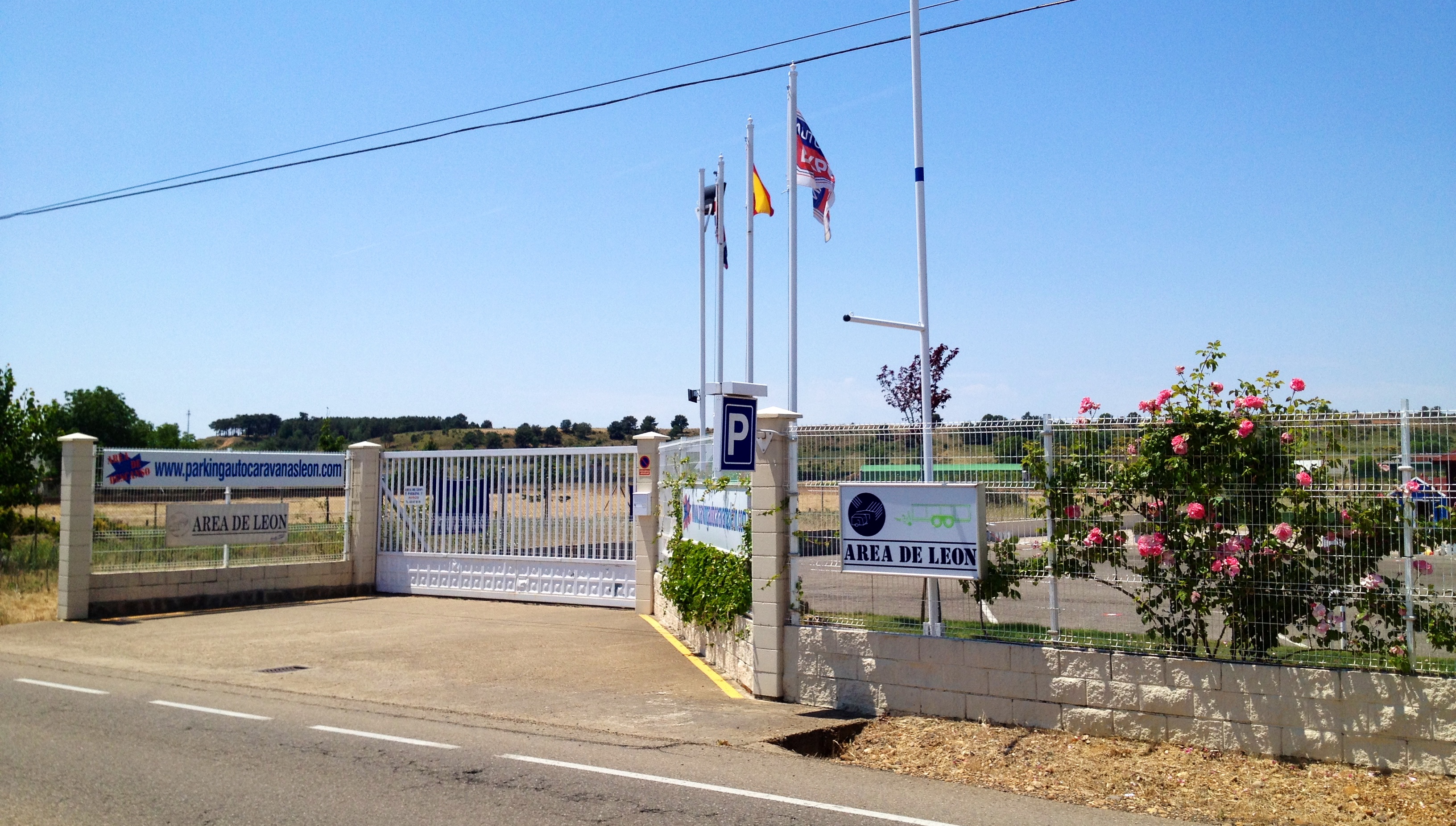 Wohnmobilstellplatz: Area de Ribaseca