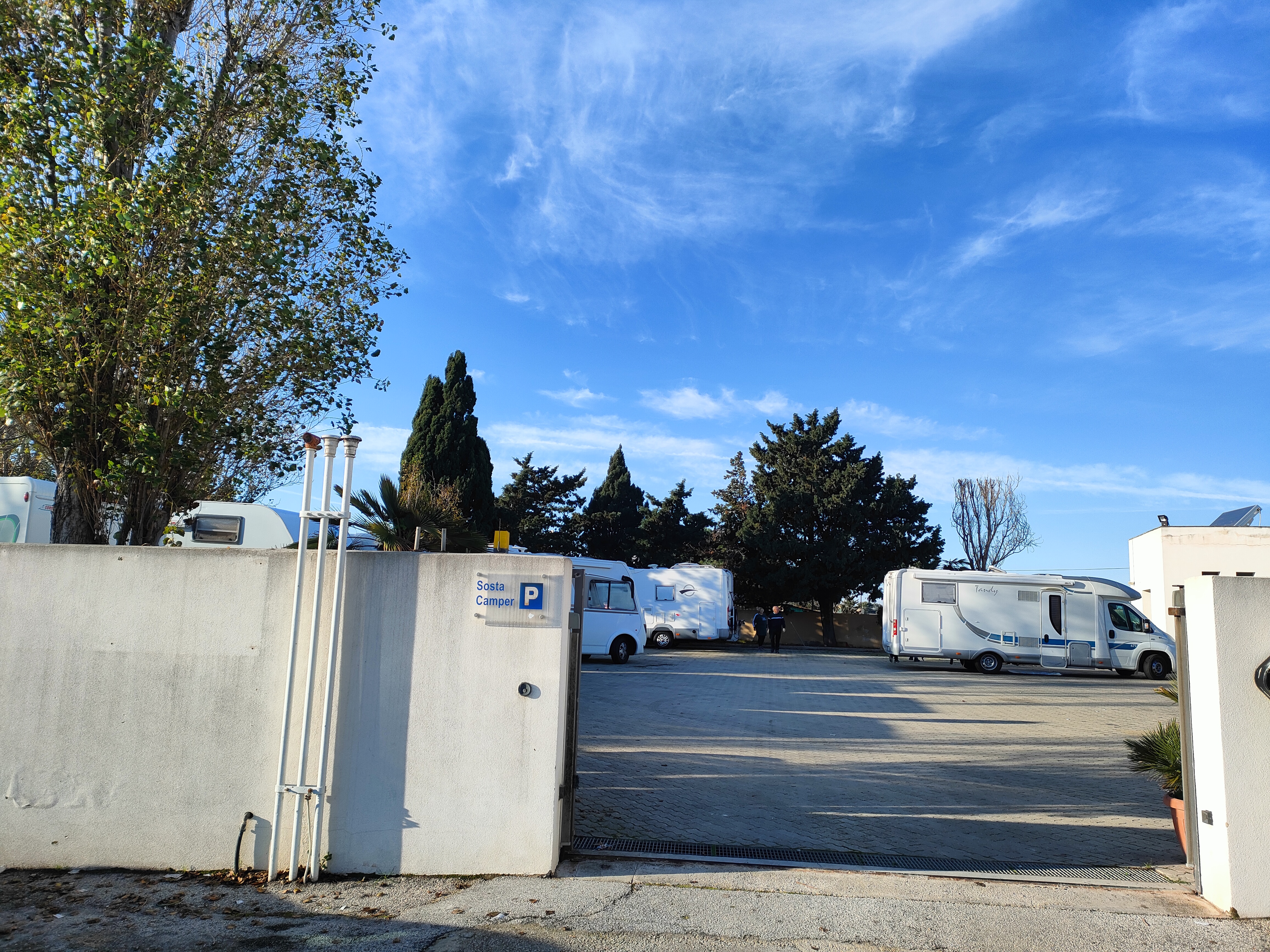 kampeerplaats voor campers - Sicilië - Rastplatz Hotel Le Saline