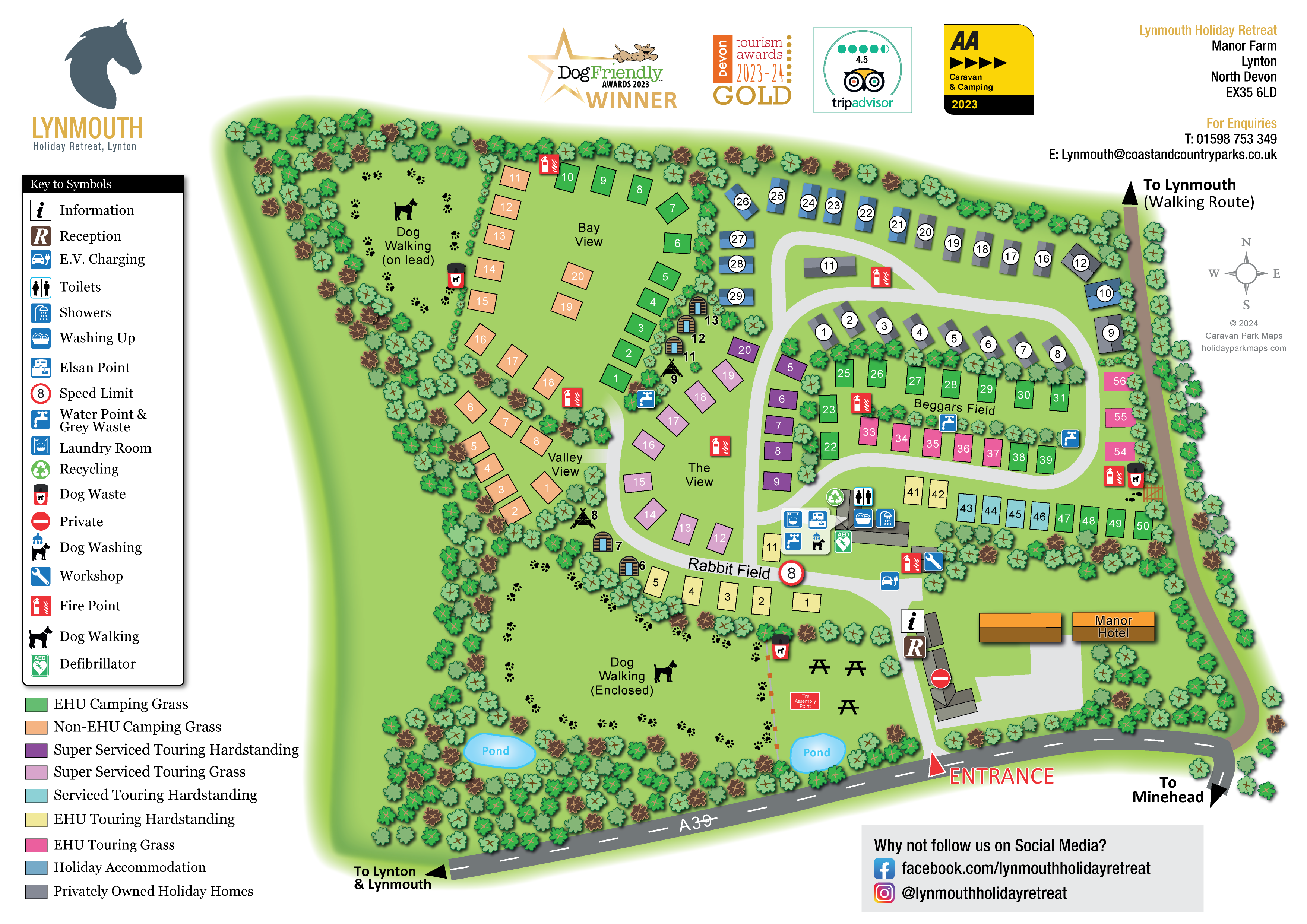 Wohnmobilstellplatz: Lynmouth Holiday Retreat