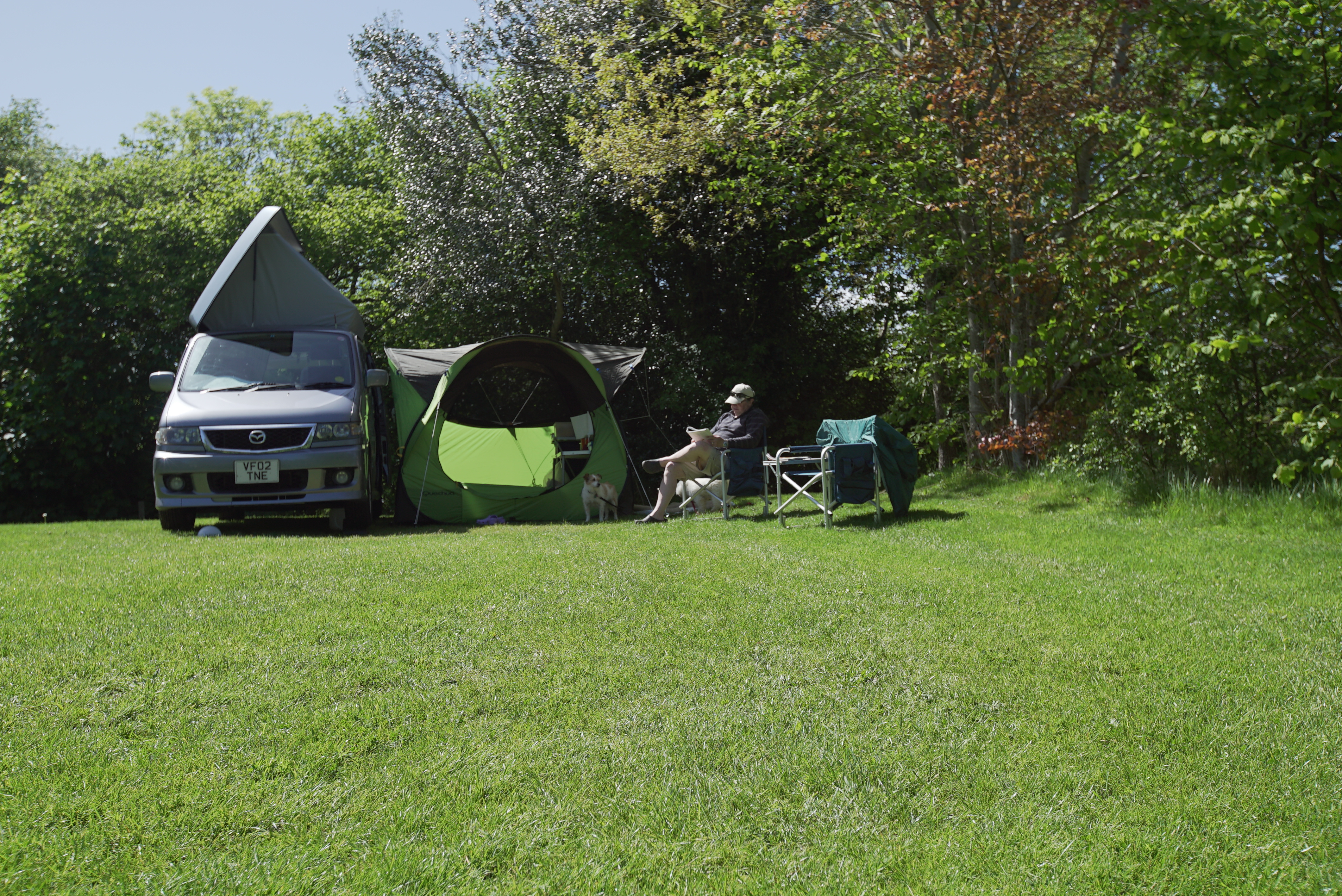 Reisemobilstellplatz - Devon - motorhome pitch - Hook Farm Campsite