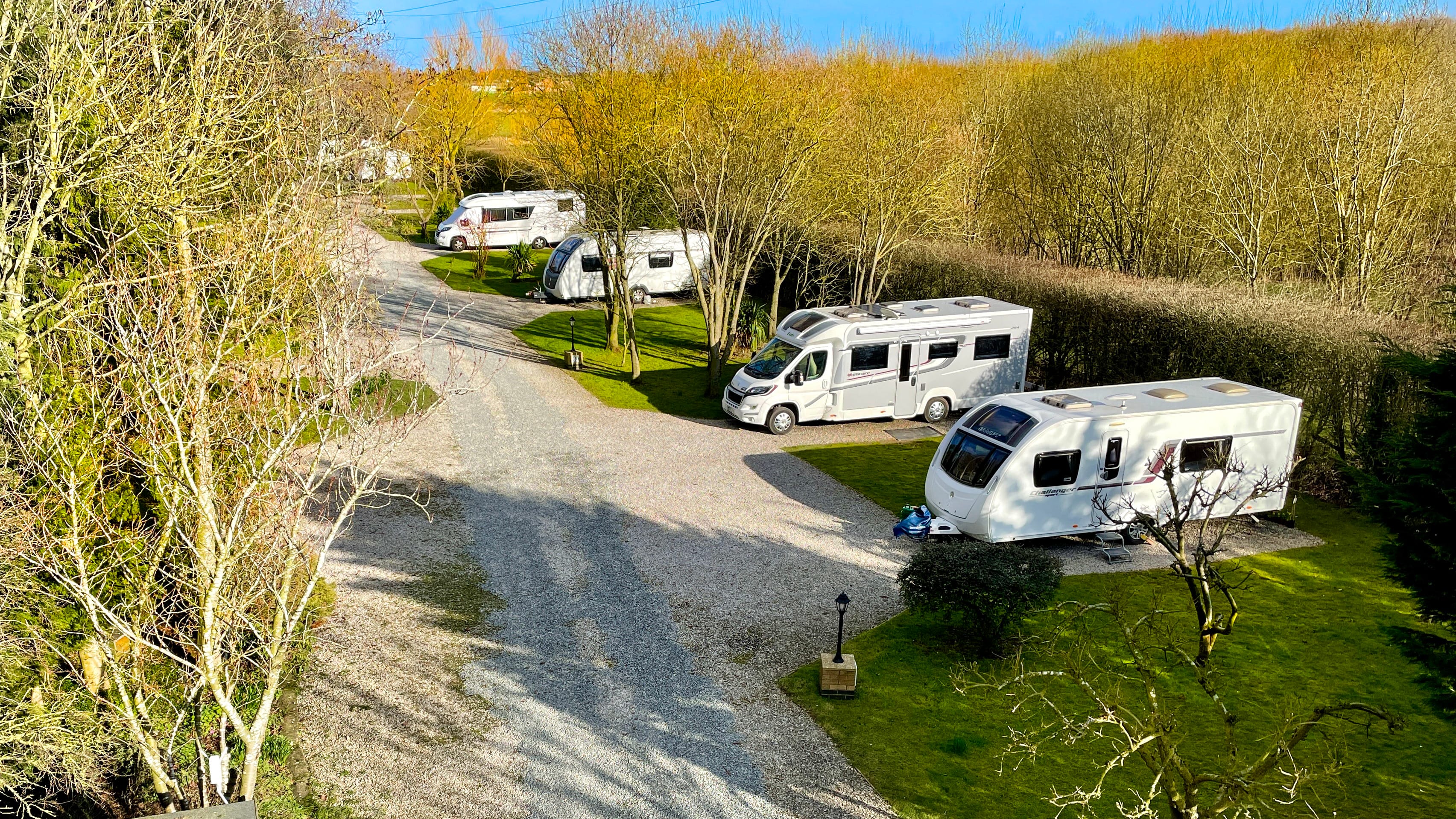 Area sosta per camper - Midlands orientali - hardstanding pitches at Long Acres - Long Acres Touring Park