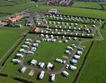 Wohnmobilstellplatz: Aerial view of the distance to the town and Abbey, less than a mile to walk.  - Broadings Farm Caravans and Holiday Cottages