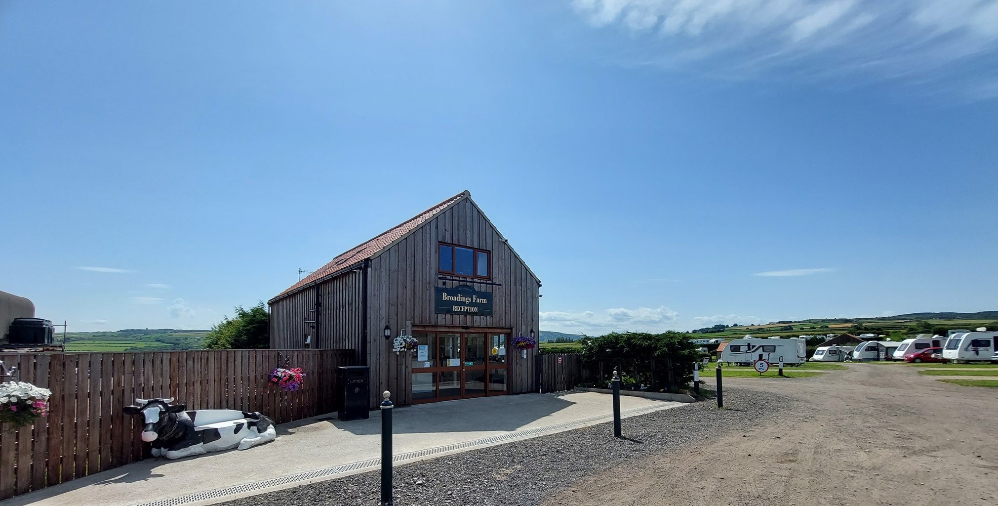 Place de parking pour camping-car - Nord de l'Angleterre - Reception area, friendly welcome, helpful information - Broadings Farm Caravans and Holiday Cottages