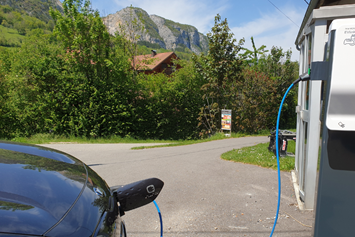 Wohnmobilstellplatz: Ladestation für Elektrofahrzeuge zu Ihrer Verfügung - Camping La Ferme
