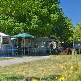 Wohnmobilstellplatz: 
Stellplätze geeignet für Zelt, Wohnwagen, Wohnmobil, Van... - Camping La Ferme