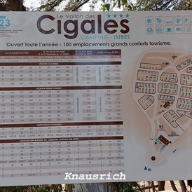 Wohnmobilstellplatz: Camping le Vallon des Cigales