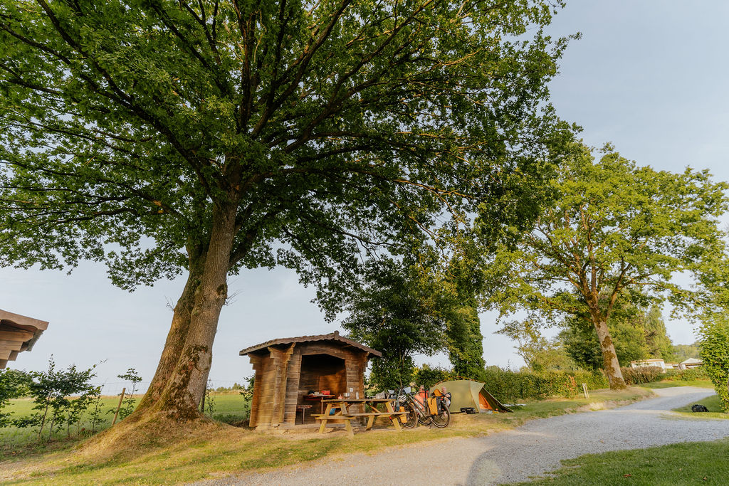 Wohnmobilstellplatz: Wanderer-Radfahrerplätze - Camping Hohenbusch - Emplacements
