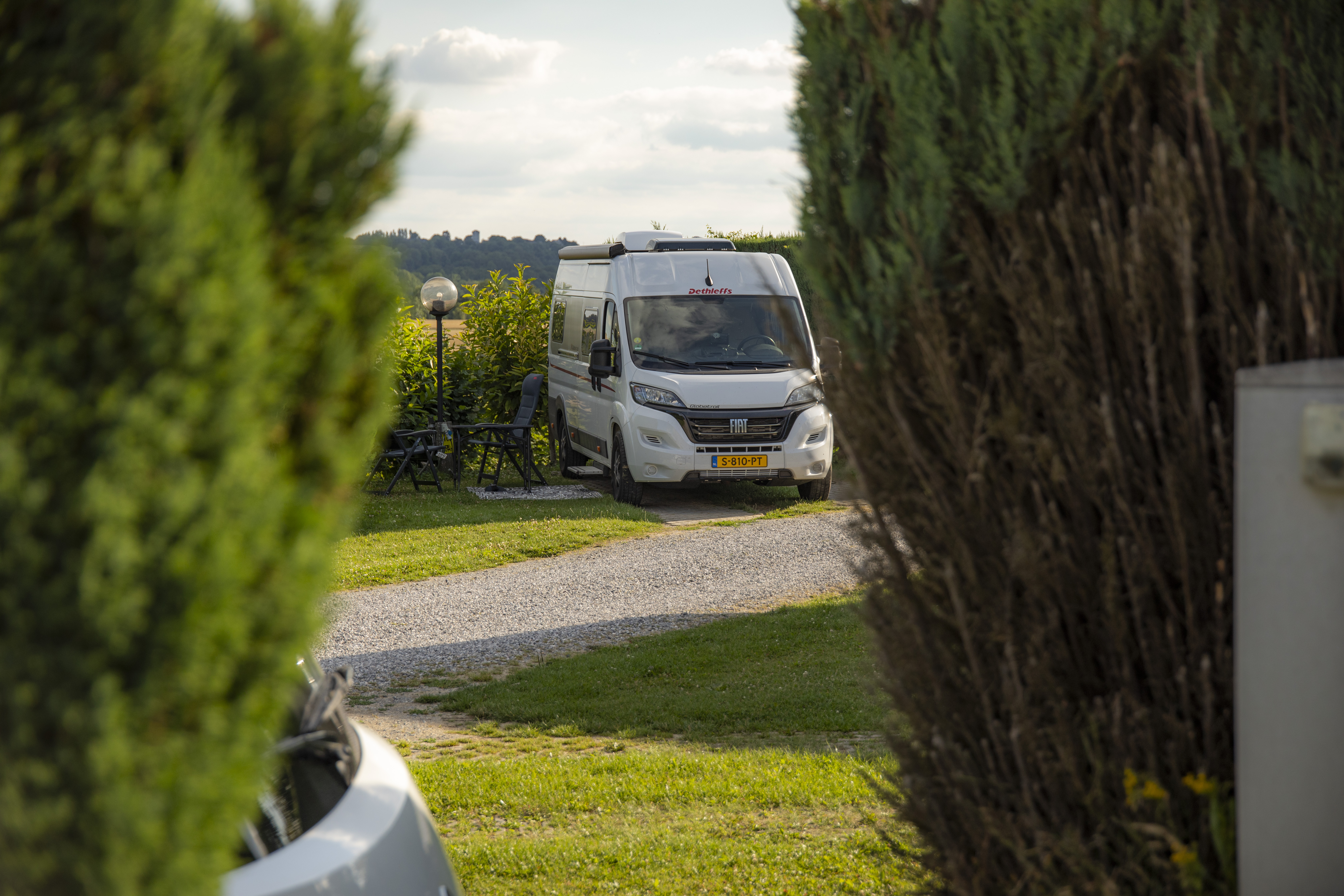 Area sosta per camper - Sauna - Vallonia - emplacement de passage sol dur - Campingplatz Durnal