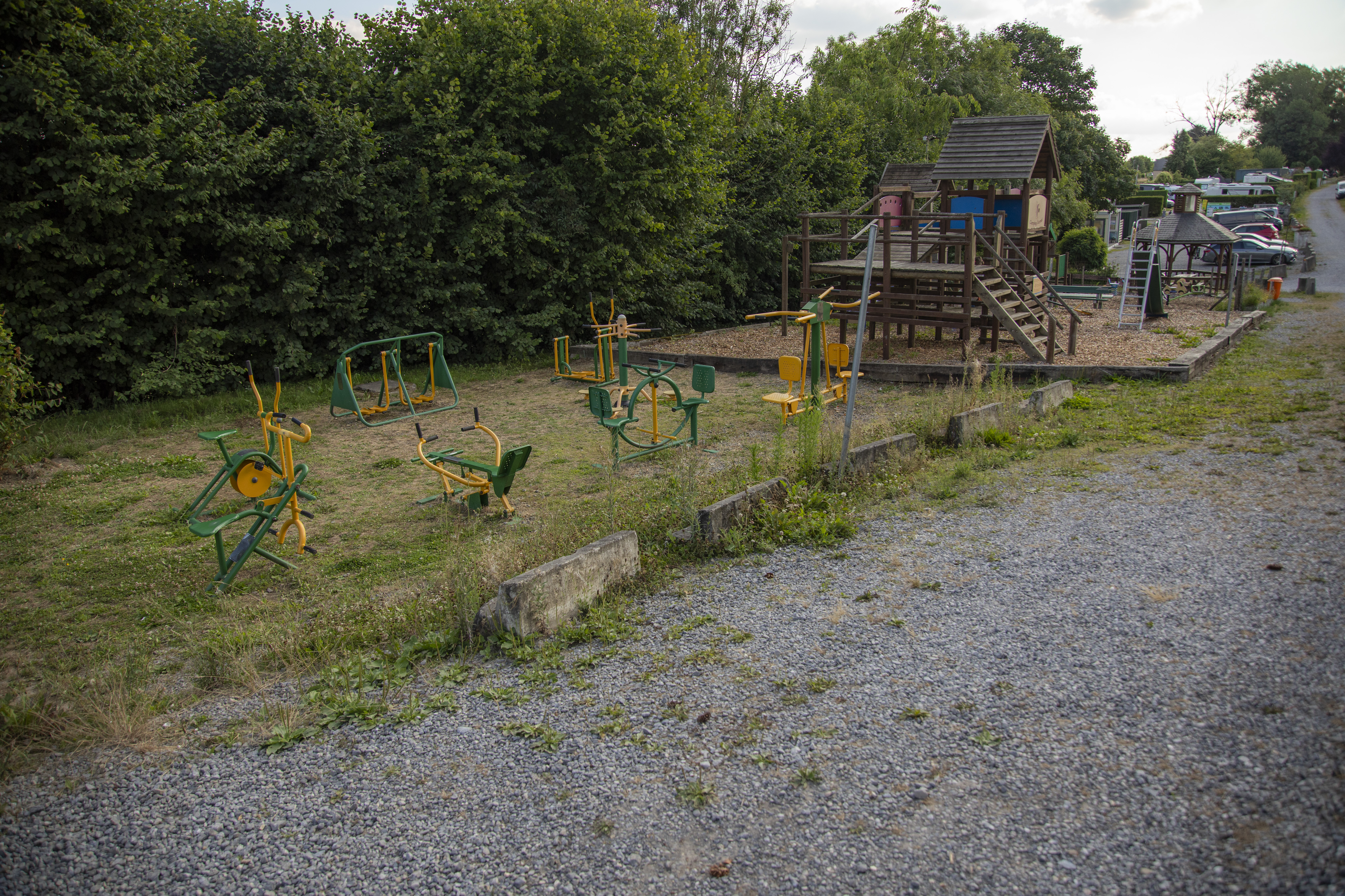 Wohnmobilstellplatz: Musculation plein air - Campingplatz Durnal