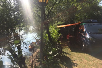 Wohnmobilstellplatz: River camp Aganovac June 2019 - River camp Aganovac