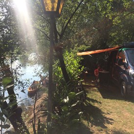 Wohnmobilstellplatz: River camp Aganovac June 2019 - River camp Aganovac