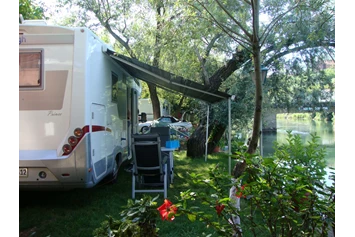 Wohnmobilstellplatz: River camp Aganovac 
June 2015. - River camp Aganovac