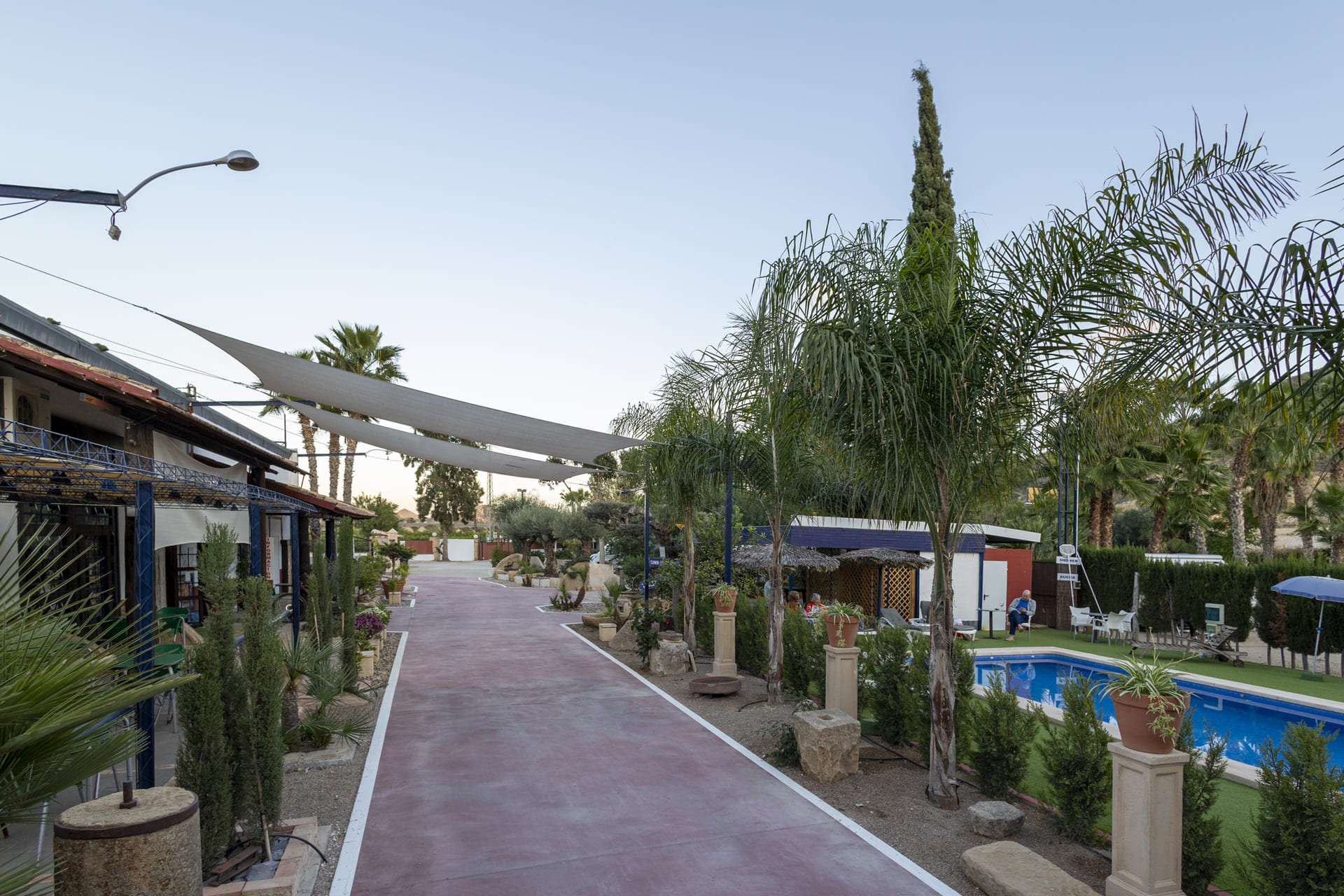 Wohnmobilstellplatz: Der vordere Bereich unserer Anlage - Camper Park Casablanca - Infrastrutture