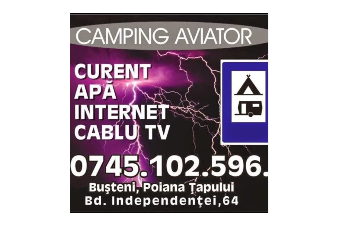 Wohnmobilstellplatz: busteni@gmail.com
acual 2022 - Camping Aviator Busteni