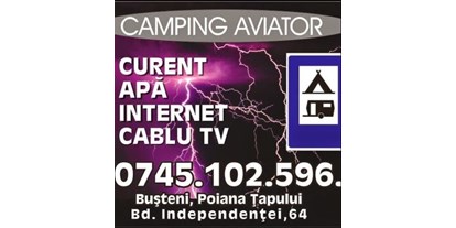 Reisemobilstellplatz - Grauwasserentsorgung - Bușteni - busteni@gmail.com
acual 2022 - Camping Aviator Busteni