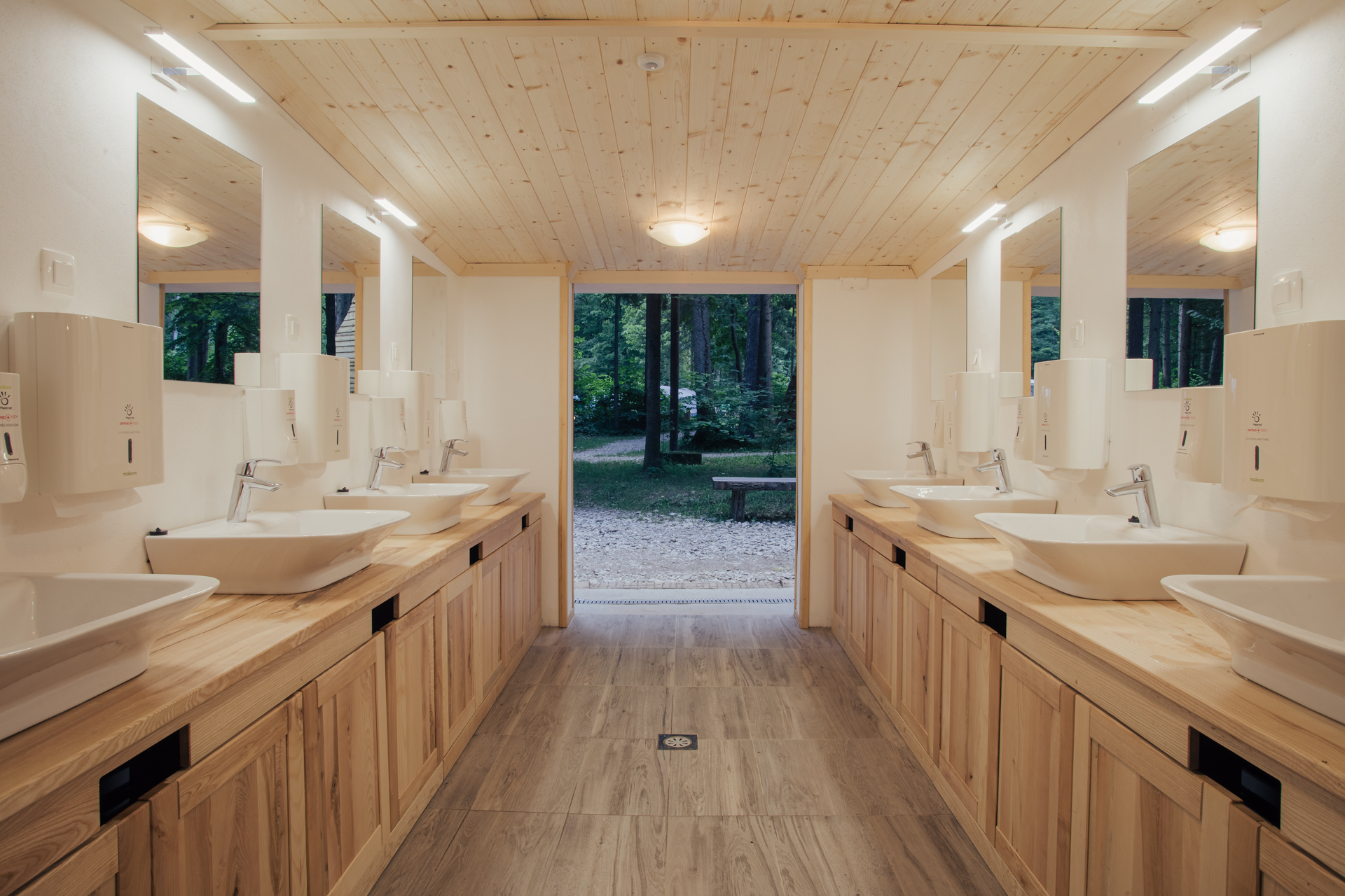 Wohnmobilstellplatz: Part of our toilete areas - Forest Camping Mozirje