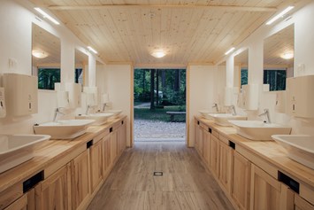 Wohnmobilstellplatz: Part of our toilete areas - Forest Camping Mozirje