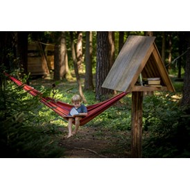 Wohnmobilstellplatz: Part of our chill out areas - Forest Camping Mozirje