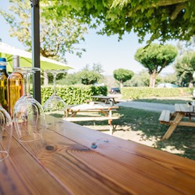 Wohnmobilstellplatz: Während der Saison gibt es jeden Freitag eine kostenlose Weinprobe an unserer Bar - Camping Côté Vercors
