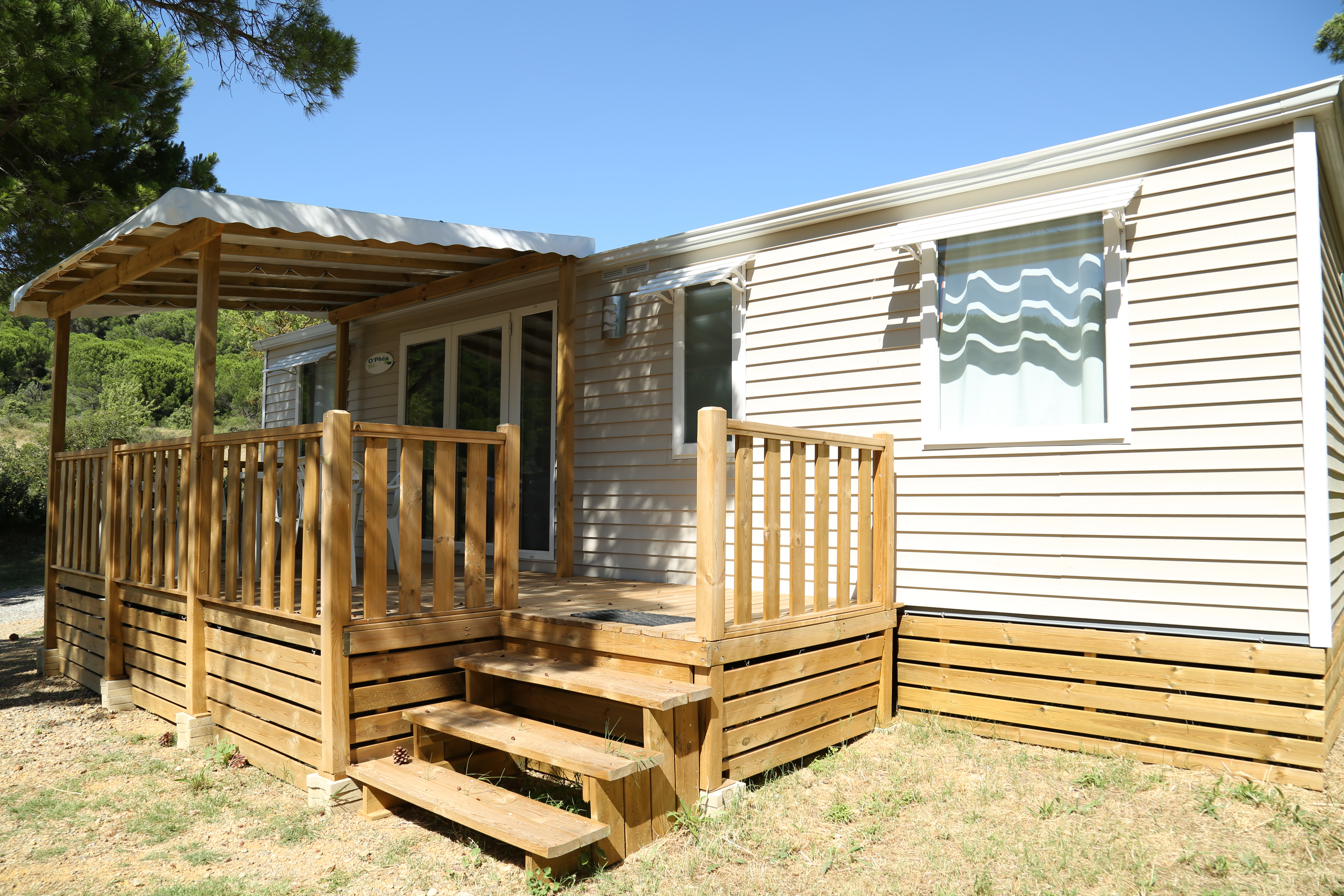 Wohnmobilstellplatz: Mobil home - Campingplaats Figurotta