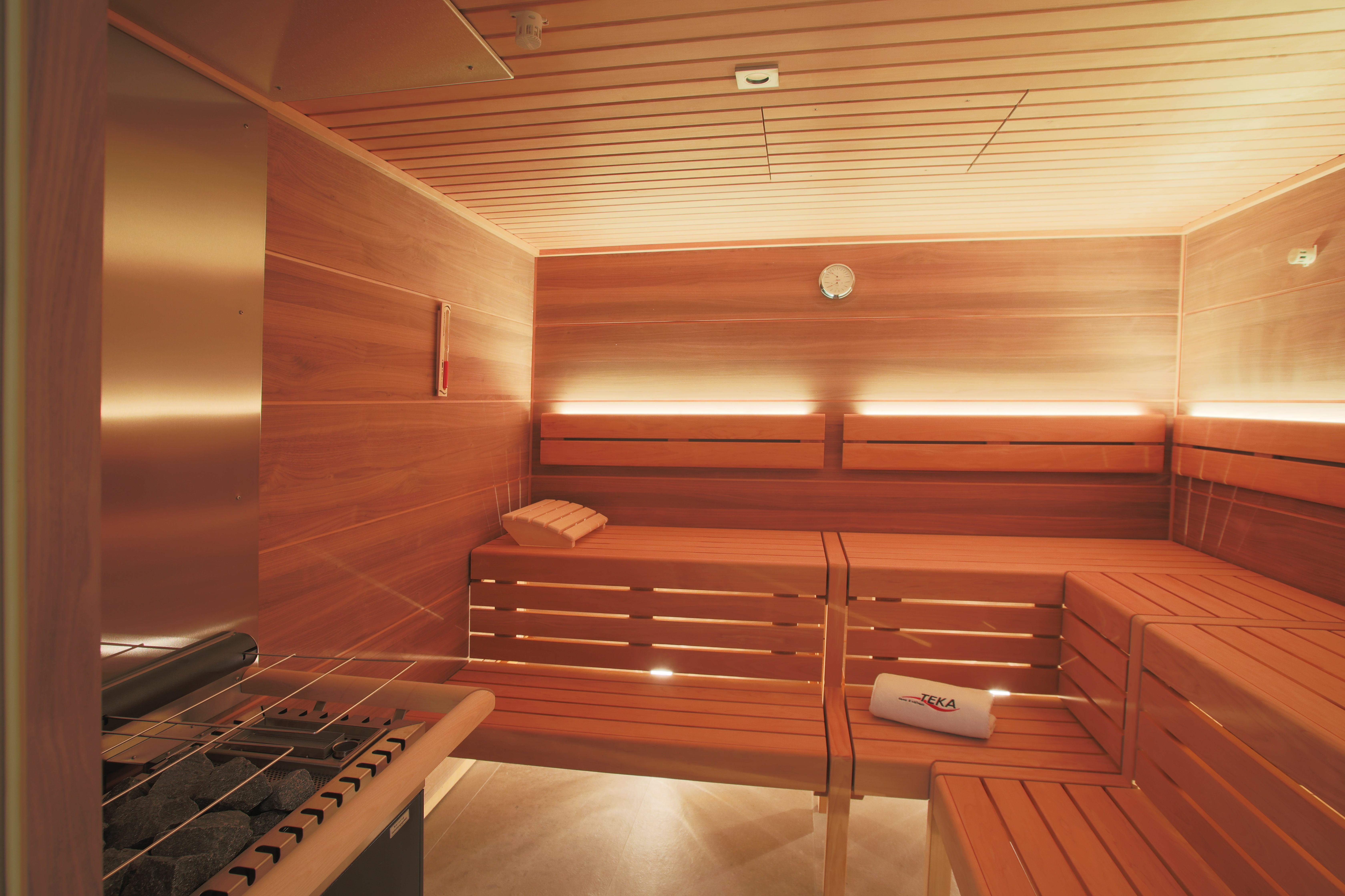 Wohnmobilstellplatz: Biosauna im Hotel - Stellplatz Grohnder Fährhaus