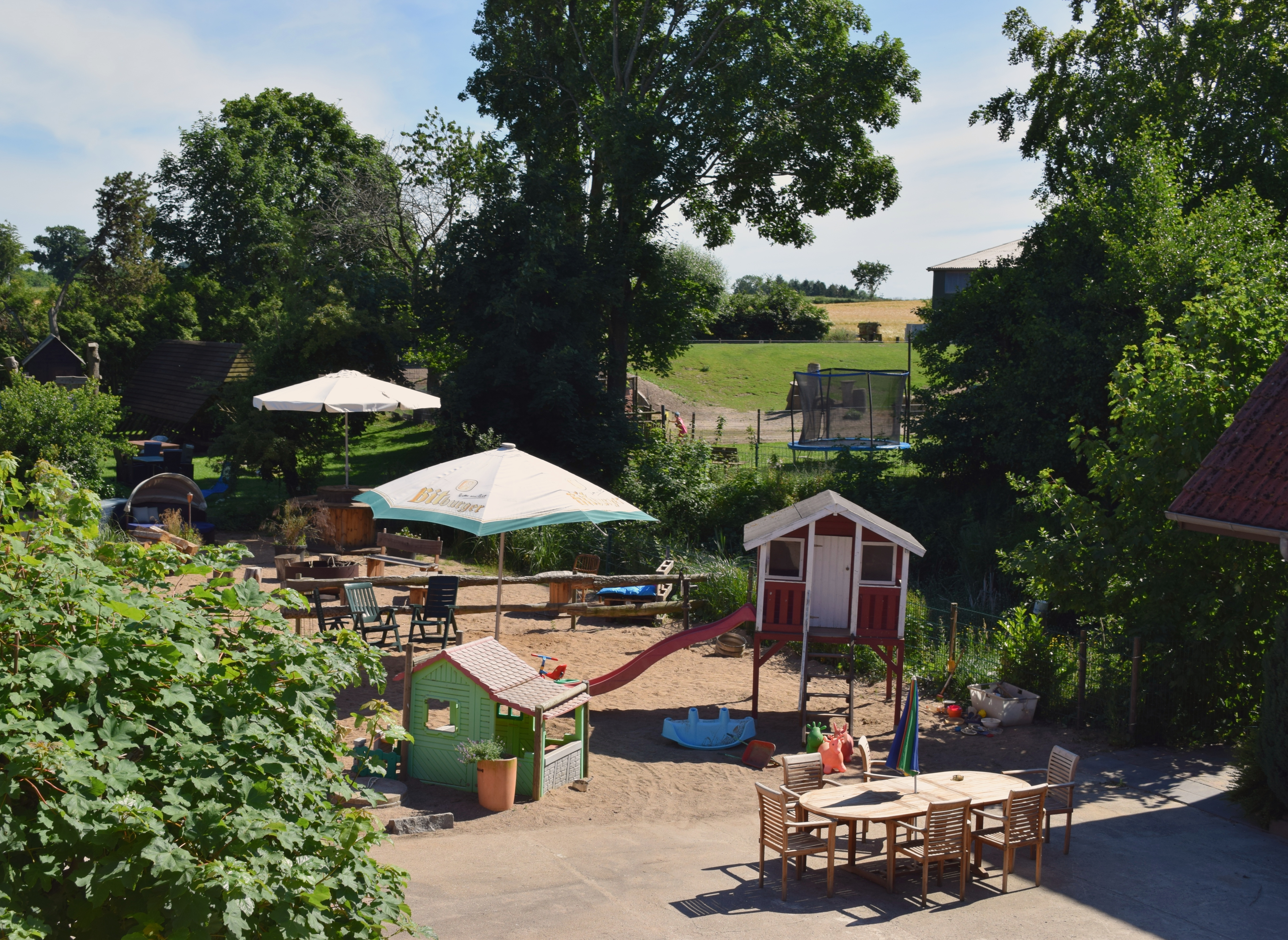 Wohnmobilstellplatz: Spielplatz - Parkplatz am Hof-Schlossblick