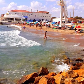 Wohnmobilstellplatz: Strand El Pinet in der Nähe - Campo am Mittelmeer  bei SANTA POLA 