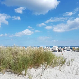 Wohnmobilstellplatz: Das nahegelegene Ostseebad Grömitz mit kilometerlanger Promenade und etlichen Shops und Cafes. - Wohnmobilpark Ostseeblick