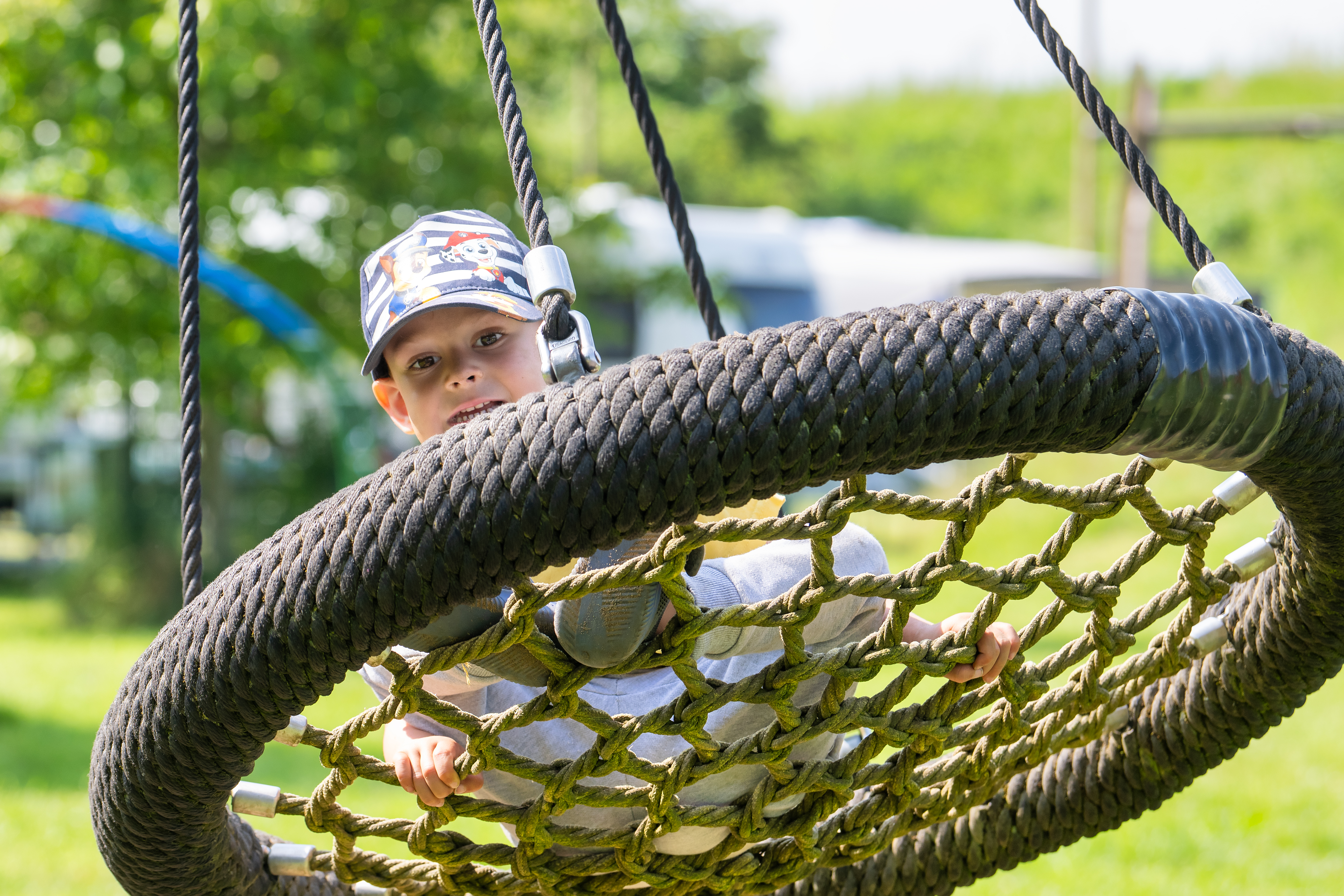 Wohnmobilstellplatz: Freizeitpark Klaukenhof - Reifenschaukel, Nestschaukel - Freizeitpark Klaukenhof - Tiempo libre