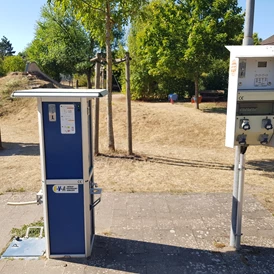 Wohnmobilstellplatz: Stellplatz - Stellplatz beim Sportplatz