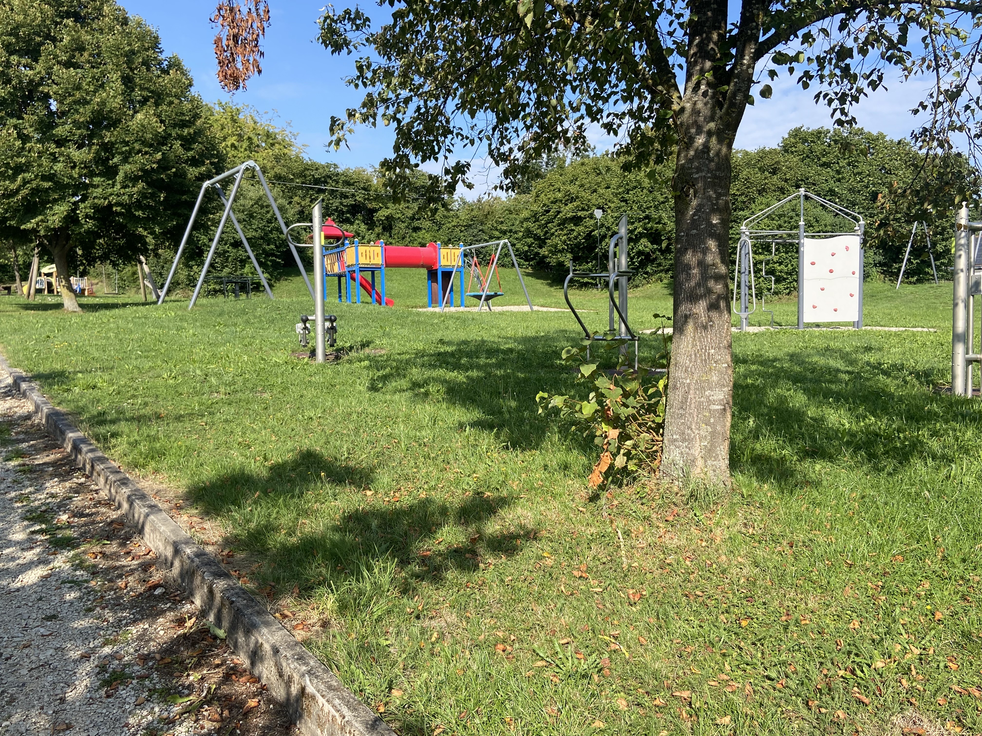 Wohnmobilstellplatz: Spielplatz - Hermanns Dorfidylle,Landhof im Ries, Nordschwaben