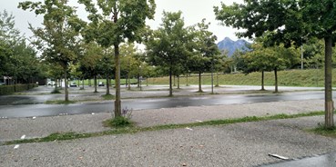 Reisemobilstellplatz - Art des Stellplatz: vor Campingplatz - Schweiz - Seefeld Park Sarnen