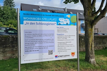 Wohnmobilstellplatz: Infotafel - Schlossgärten Bad Bergzabern