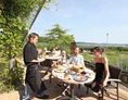 Wohnmobilstellplatz: Frühstück, Mittag und Abendessen im Restaurant Kormoran möglich - Im Jaich Wasserferienwelt