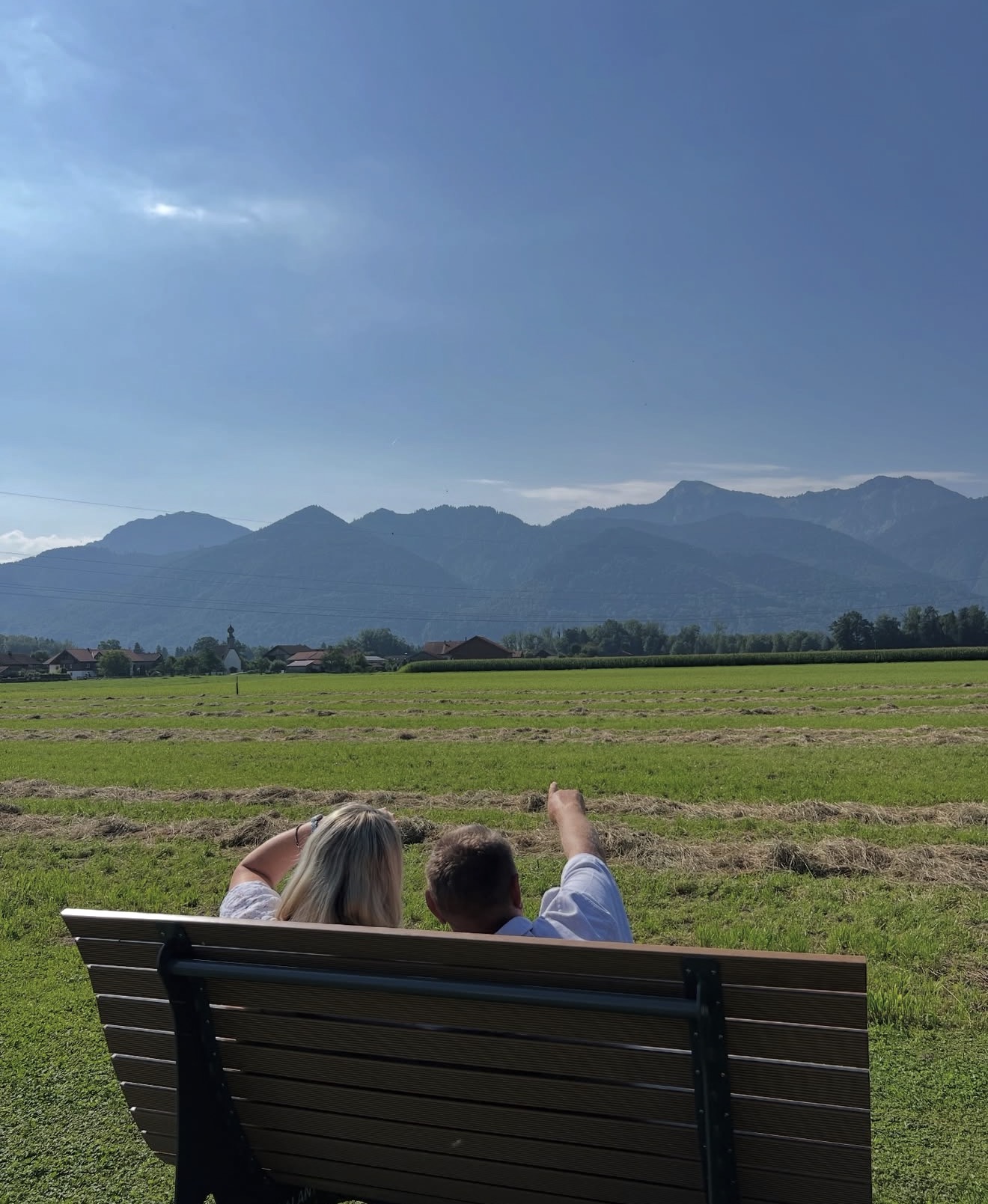Wohnmobilstellplatz: Aussicht vom Stellplatz - Wohnmobilstellplatz  Steiner - Areal, Umgebung