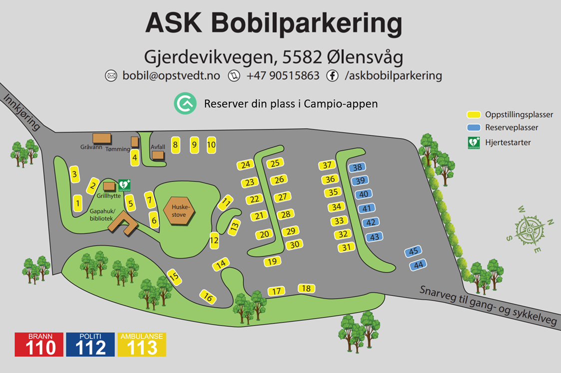 Wohnmobilstellplatz: ASK Bobilparkering