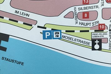Wohnmobilstellplatz: Karte Ortstafel - Müden am Festplatz