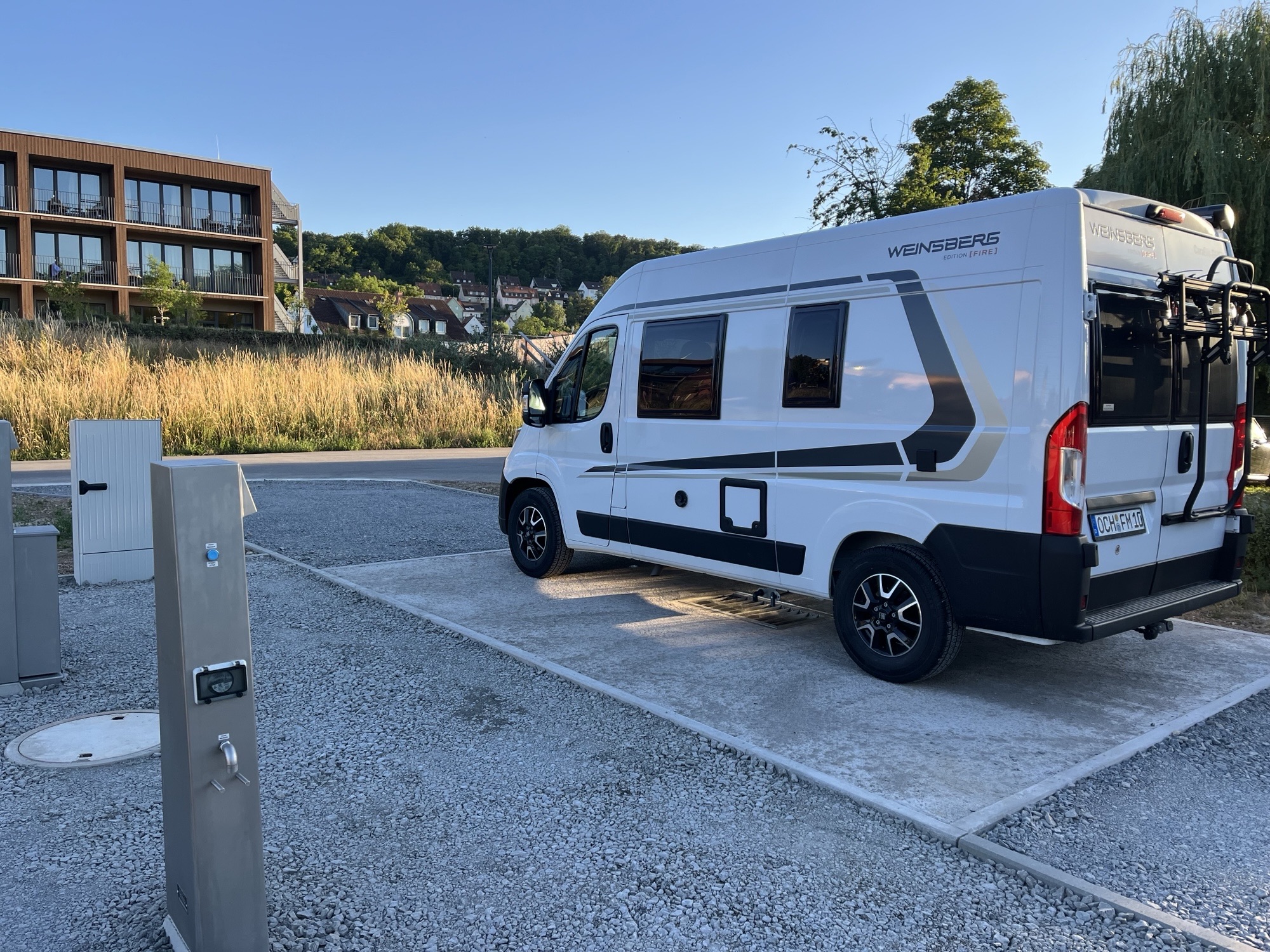 Wohnmobilstellplatz: Entsorgungsfläche am Stellplatz Flockenwerk - Wohnmobilstellplatz am Flockenwerk - Infraestructura