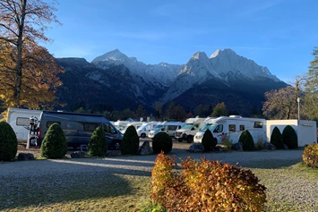 Wohnmobilstellplatz: Panoramablick - Wohnmobilhafen Zugspitze