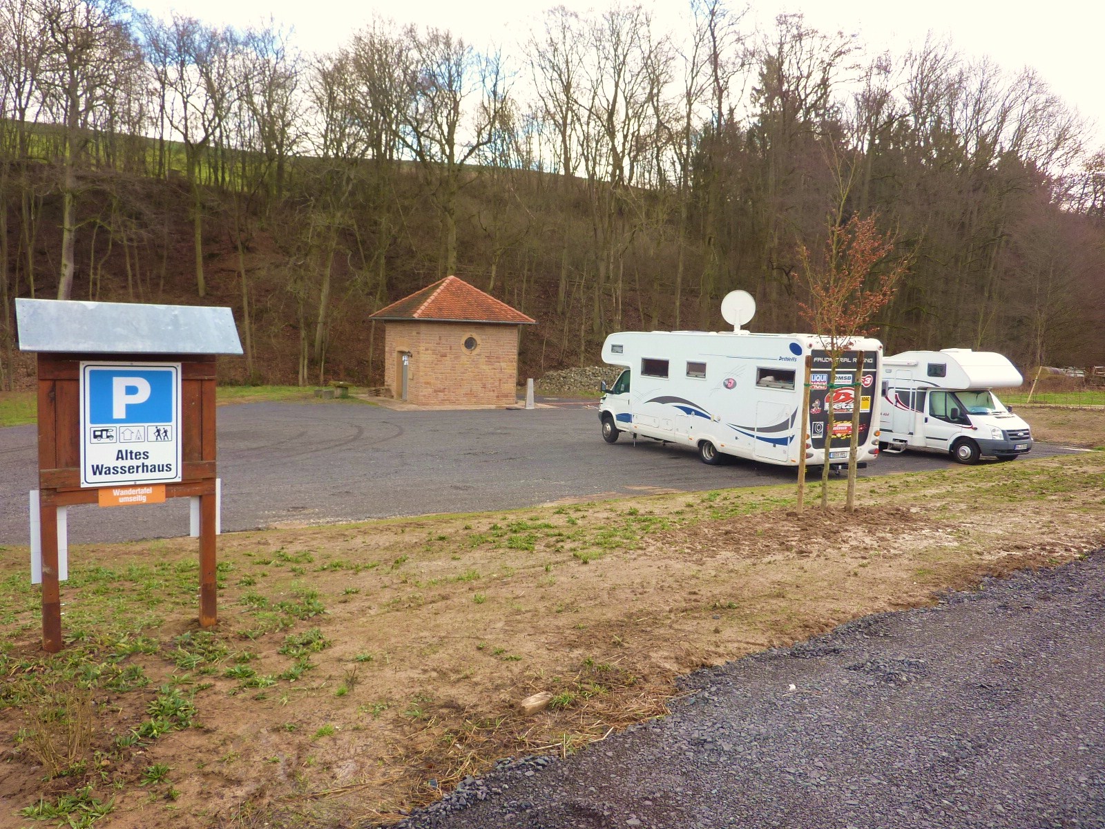 Wohnmobilstellplatz: Stellplatz Waldgrehweiler - Altes Wasserhaus Waldgrehweiler