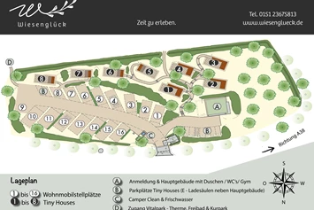 Wohnmobilstellplatz: Lageplan - Wiesenglück