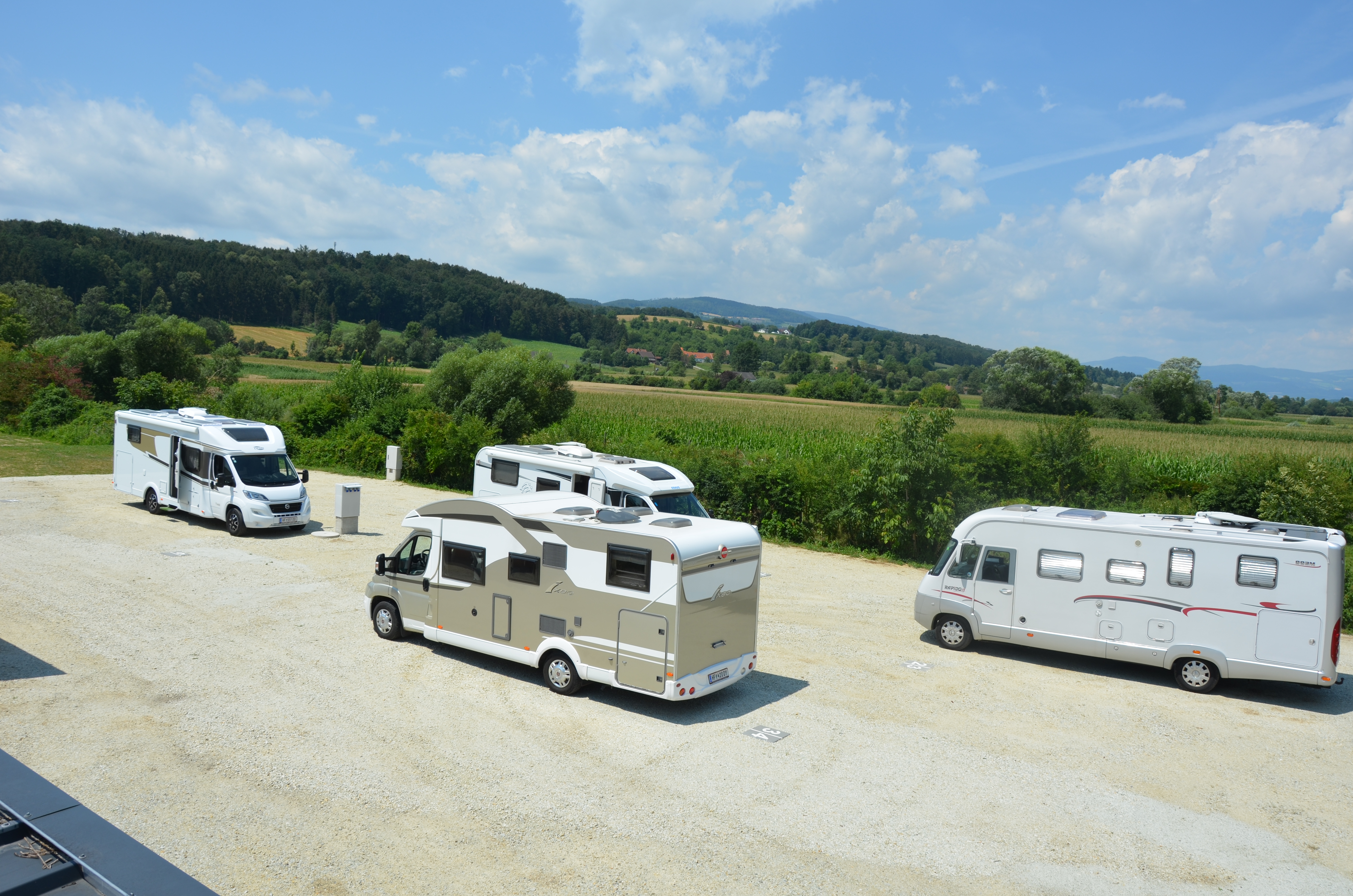 Wohnmobilstellplatz: Stellplatz Kaindorf Freibad